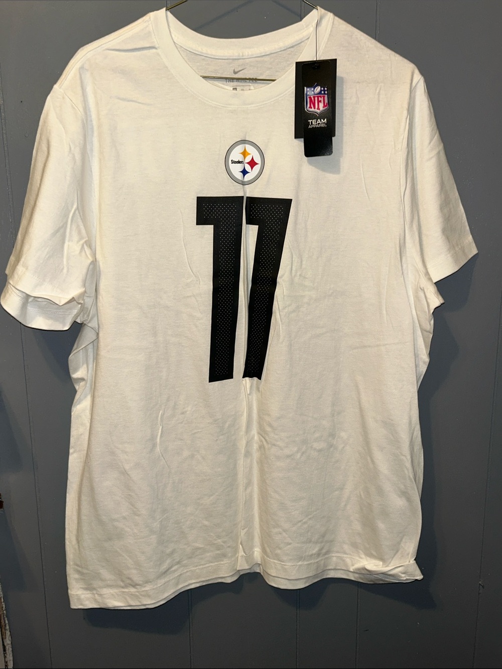 Nike White Pittsburgh Steelers #11 Short Sleeve Tee